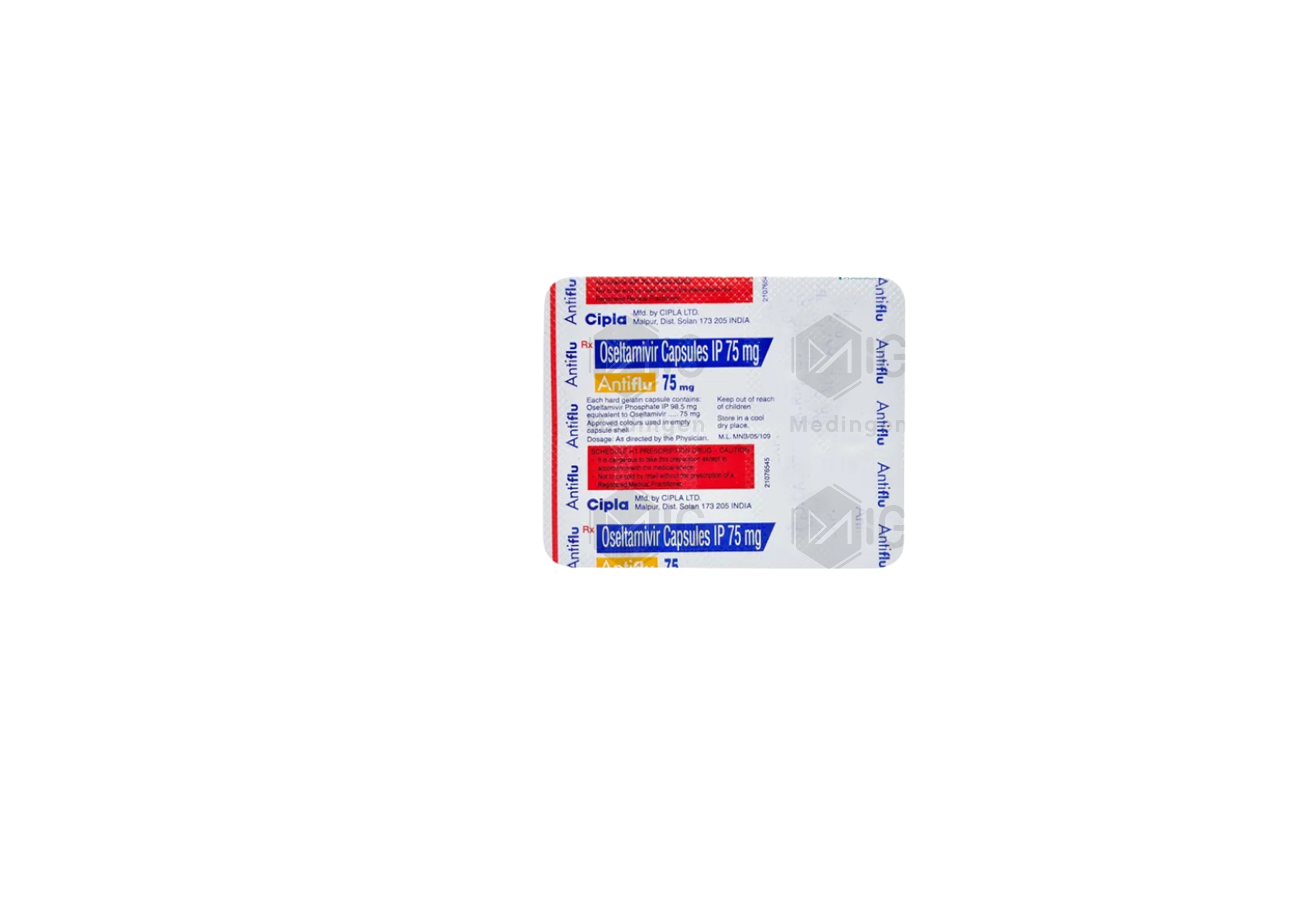 ANTIFLU CAPSULES 75MG